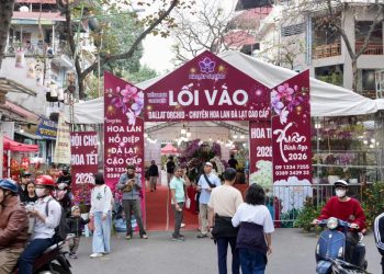 Khai mạc Chợ hoa Xuân Phố cổ 2026 thu hút đông đảo người dân và du khách